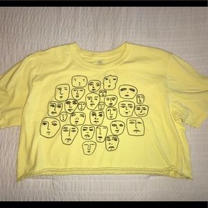 Urban Outfitters cropped graphic tee
